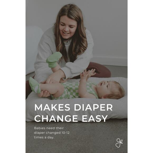 Goumi Kids Toddler Romper Quick Change One Piece Size 2T / 3T Bamboo Green NEW - Picture 4 of 5